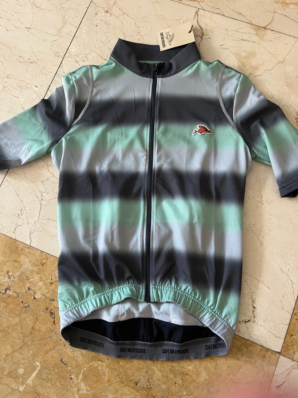 Luxury European cycling jersey Cafe Du Cycliste